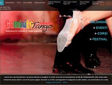 Tablet Screenshot of caminitotango.com